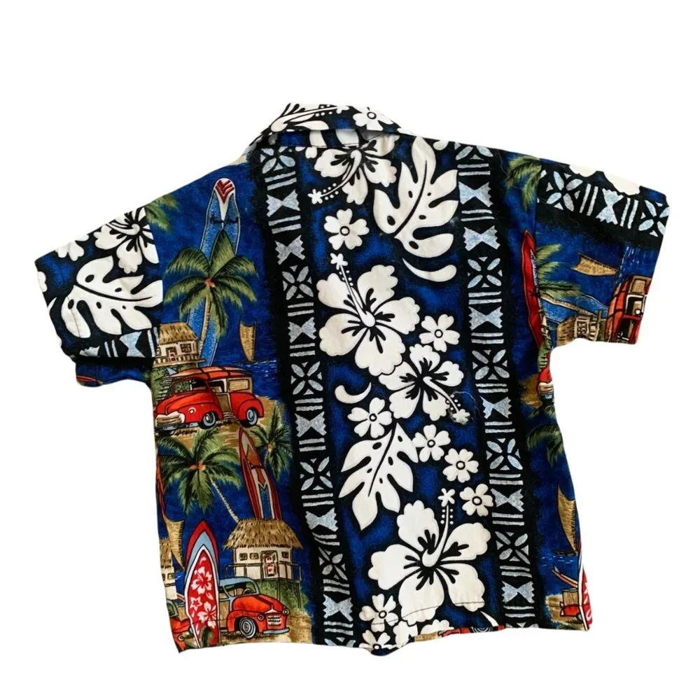 RJC Hawaiian Print 100% Cotton Tee 6 Months